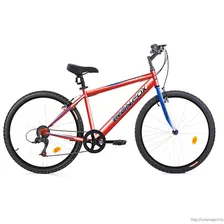 Велосипед Iron Fox Force 6ск, 18", 26" синий/красный