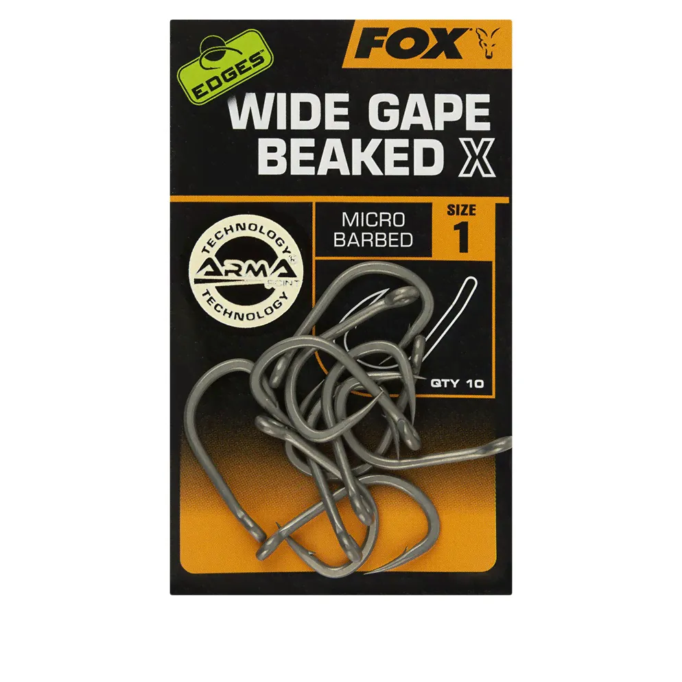 Крючки усиленные FOX EDGES Wide Gape Beaked X