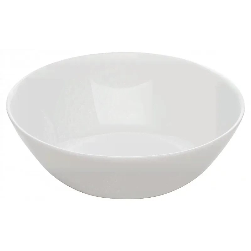 WF-BD18 Салатник White Fox Muscat WF-BD18 стеклянный глубокий круглый белый 18 см 970 мл-0